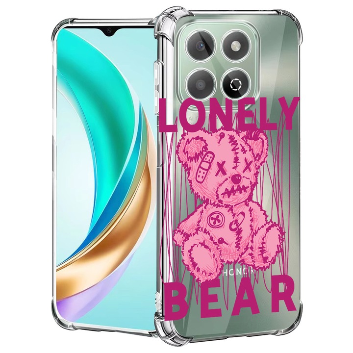 BestCase® Husa pentru Honor 400 Smart / X7d cu Design Teddy Bear Lonely, Anti Shock, Reinforced 4 Corners, 2078495 AS 1565