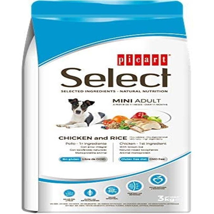 Select Mini Umeda Adult csirke 800g, Minden méret, Senior