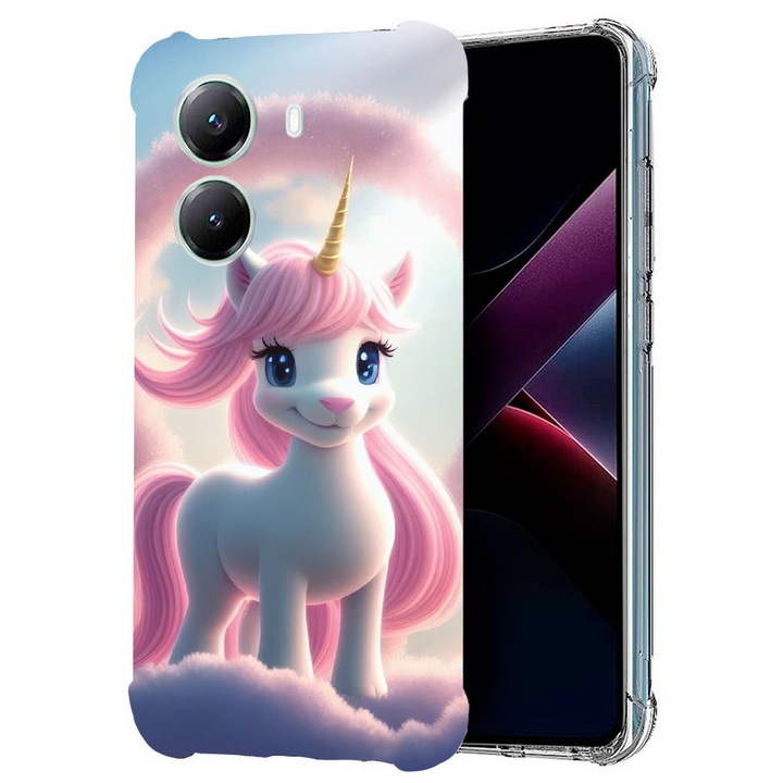 BestCase® Husa compatibila Poco X7 Pro 5G, Anti Shock 1.5MM, Magical Pattern, Protectie camera, ecran si colturi, 1988230 AS 1214