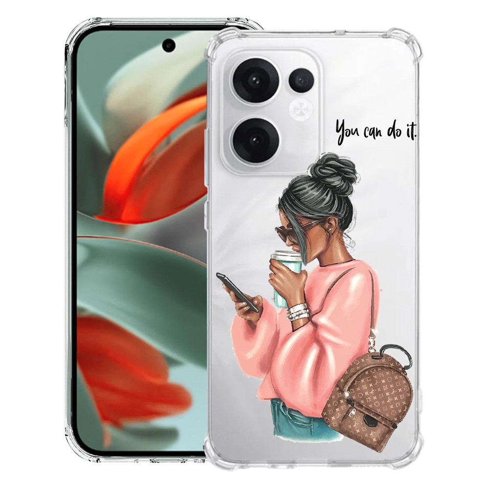 BestCase® Husa Anti Shock pentru OPPO Reno14 F / FS cu Design Shopping Girl, 2052058 AS 962