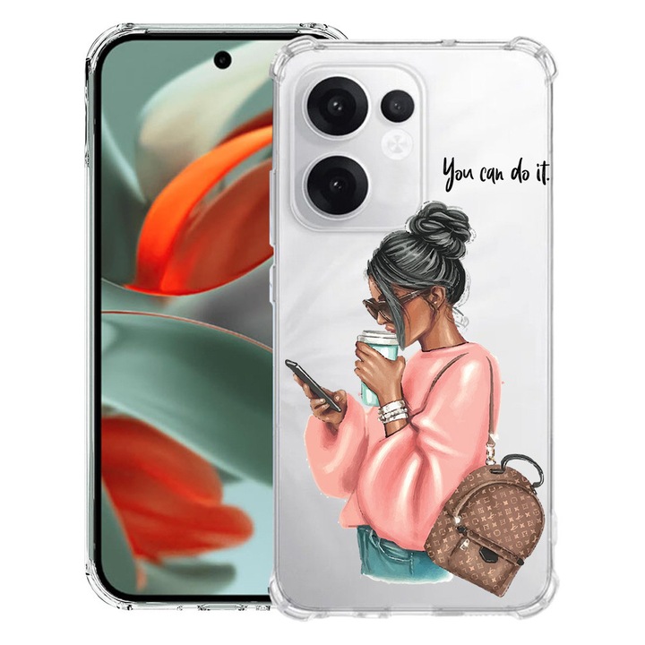 BestCase® Husa Anti Shock pentru OPPO Reno14 F / FS cu Design Shopping Girl, 2052058 AS 962