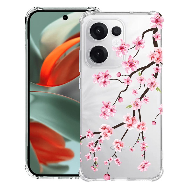 BestCase® Husa Anti Shock pentru OPPO Reno14 F / FS cu Design Japan Cherry tree, 2052058 AS 1475