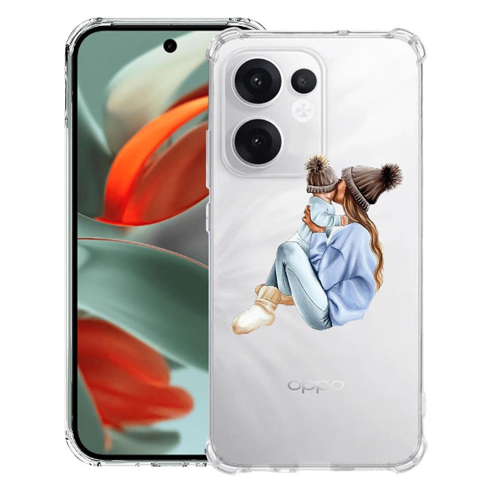 BestCase® Ütésálló tok OPPO Reno14 F / FS készülékhez, Design Girl Mom With a Boy, 2052058 AS 562