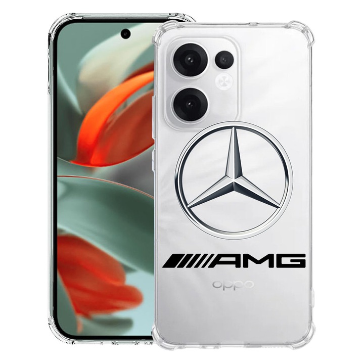 Силиконов калъф BestCase за OPPO Reno13 F 5G, Mercedes-Benz AMG, Air-Cushion Technology, 1.5MM Anti Shock, 1988247 AS 1732