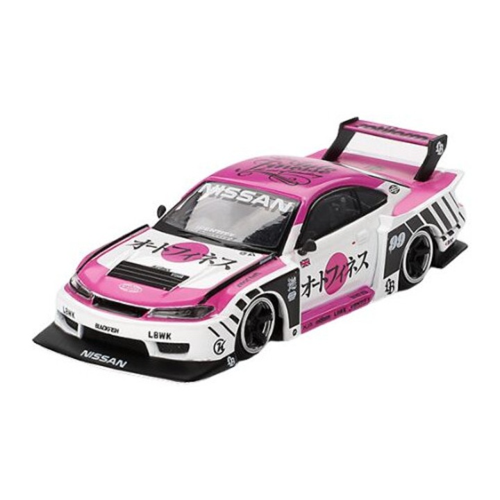 Модел автомобил Nissan Silvia S15 LB-Super Silhouette Auto Finesse SEMA 2023 1:64 Mini GT MGT00781-R