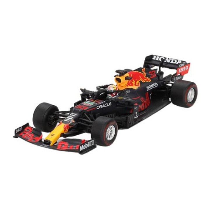 Modellautó Oracle Redbull Racing Rb16b #33 Max Verstappen Abu Dhabi Nagydíj győztese 2021 1:64 Mini GT MGT00835-L