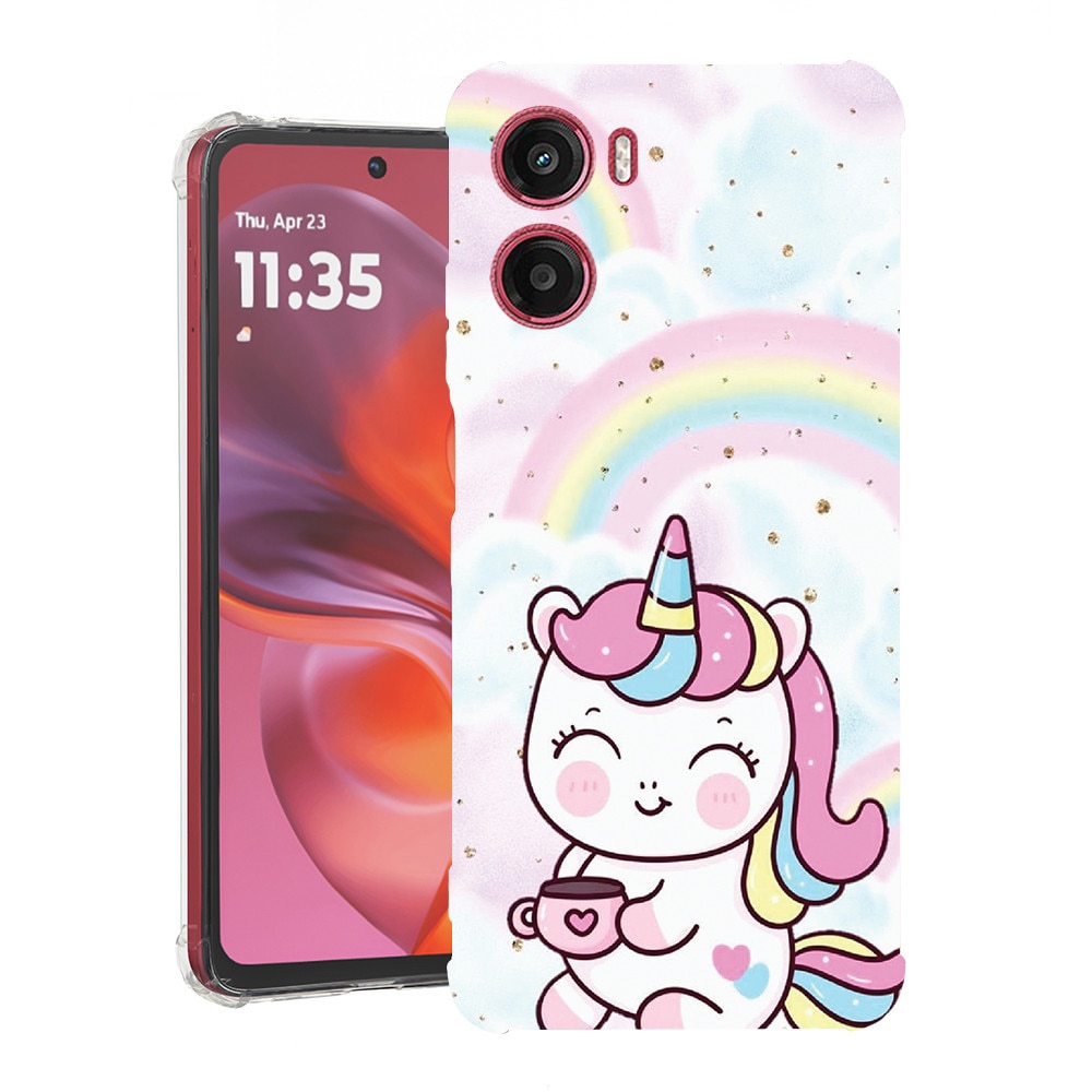 BestCase® Husa pentru Motorola Moto G06 cu Design Little Unicorn, Anti Shock, Reinforced 4 Corners, 2078499 AS 1212