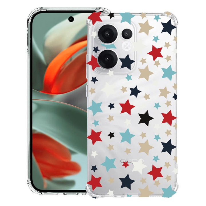 BestCase® Husa compatibila Nothing Phone (3a), Anti Shock 1.5MM, Stars, Protectie camera, ecran si colturi, 1988232 AS 146