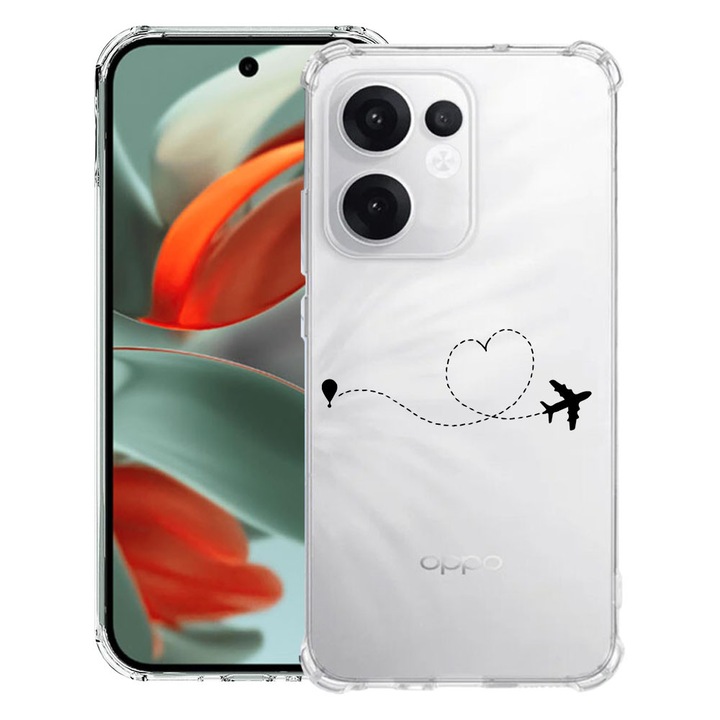BestCase® Husa Anti Shock pentru OPPO Reno14 F / FS cu Design Love To Travel, 2052058 AS 746