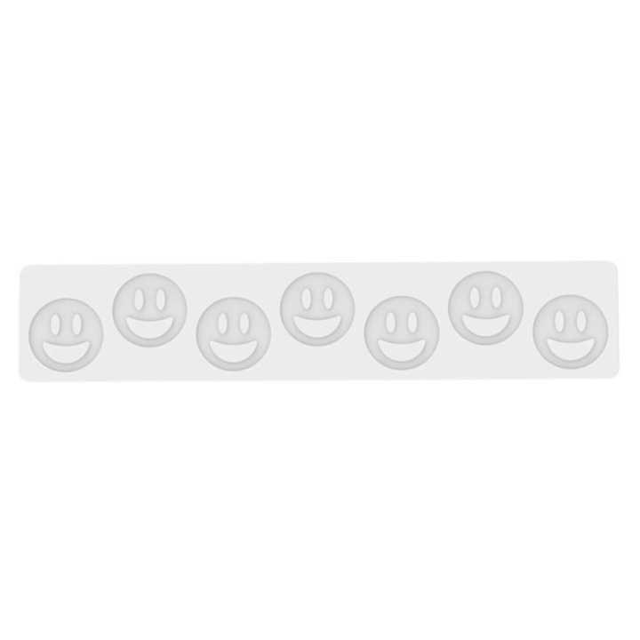 Forma din silicon pentru decor, Smiley Face, Sorriso 2, ø50x2 mm