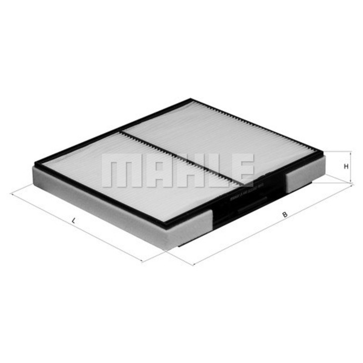 KNECHT LA 440 szellőzőszűrő, klímával felszerelt járművekhez, 26x5,5x27,5cm