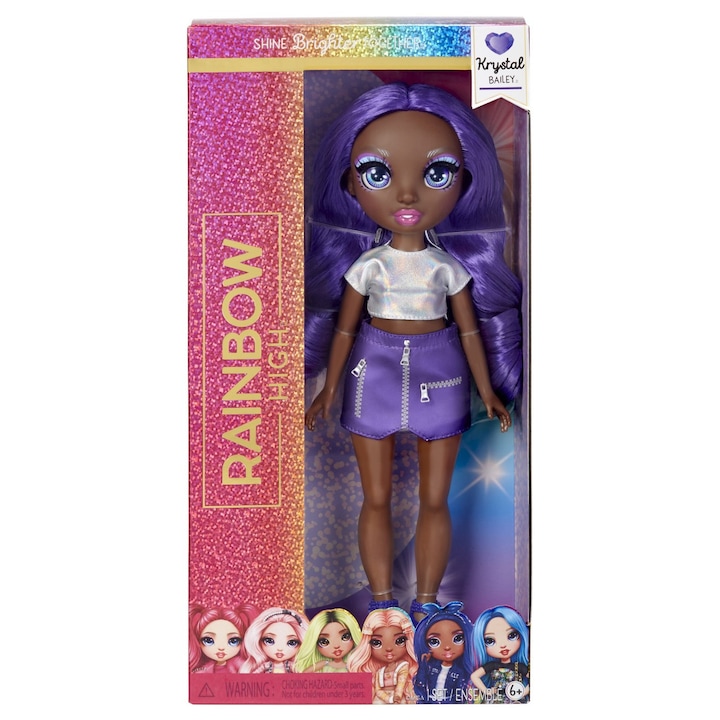 Szivárványos divatikon Krysty Bailey baba