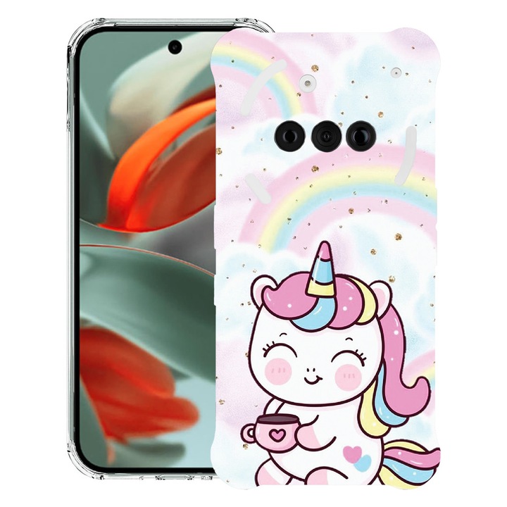 BestCase® Husa compatibila Nothing Phone (3a), Anti Shock 1.5MM, Little Unicorn, Protectie camera, ecran si colturi, 1988232 AS 1212