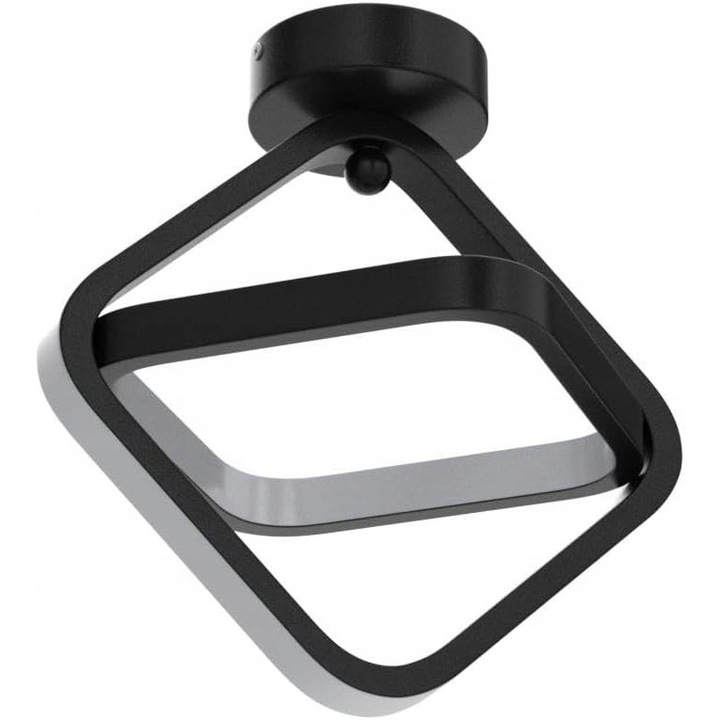 LED mennyezeti lámpa Pan i Pani Gadzet modern fekete 22x25cm meleg fehér