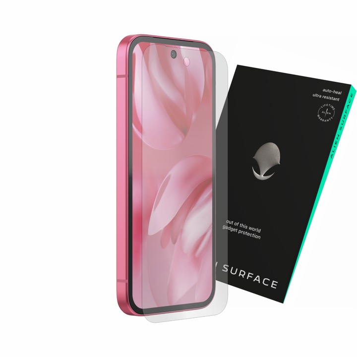 Védőfólia, kompatibilis a Google Pixel 9a készülékkel, tokbarát kijelzővédő, Alien Surface