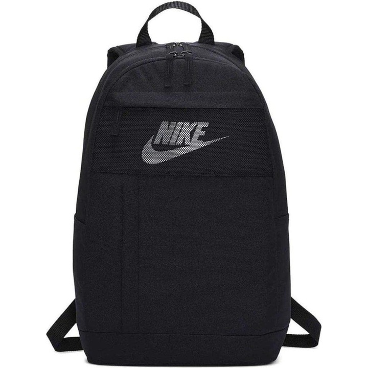 Nike Nk Elmntl Bkpk-2.0 Lbr sport hátizsák, fekete/fekete/fehér, 45 cm