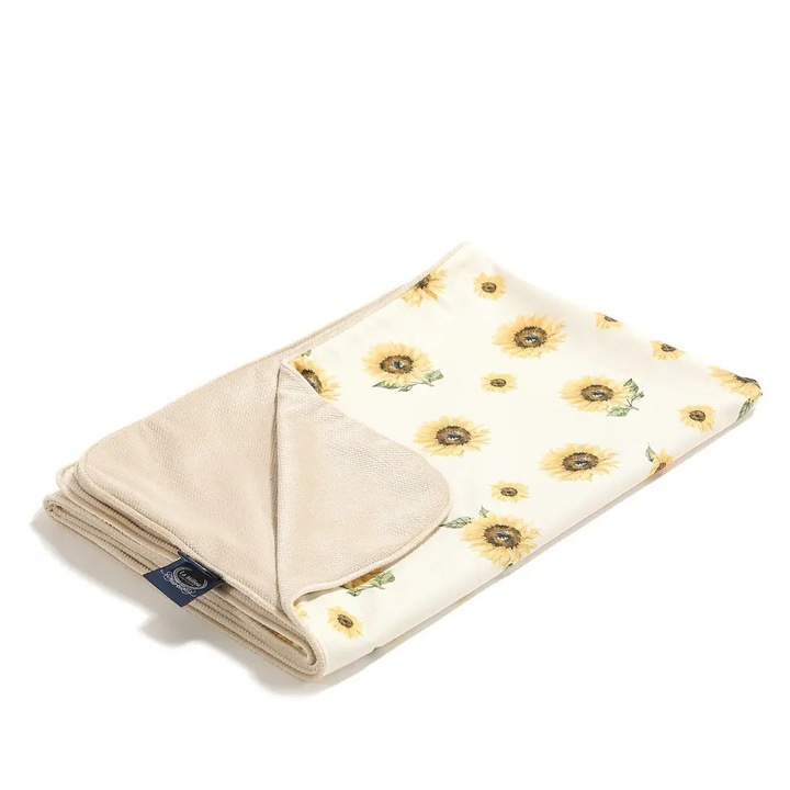 Кадифено бебешко одеяло La Millou, 80x100 см, двуслойно, меко, дишащо