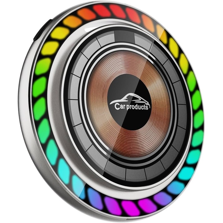 Suport Telefon Auto Magnetic Kludoo® R18 cu Incarcare Wireless 20W si Aromaterapie