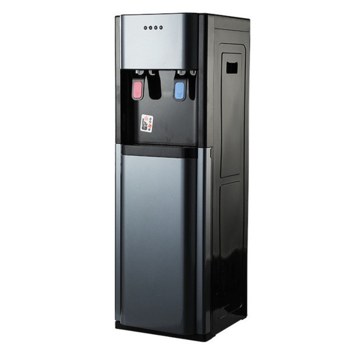 Диспенсър за вода Elite WDEB-2508, 550W, 15-85C, Охлаждане 0.75 л/ч, Затопляне 5 л/ч, Автоматичен термостат, Черен