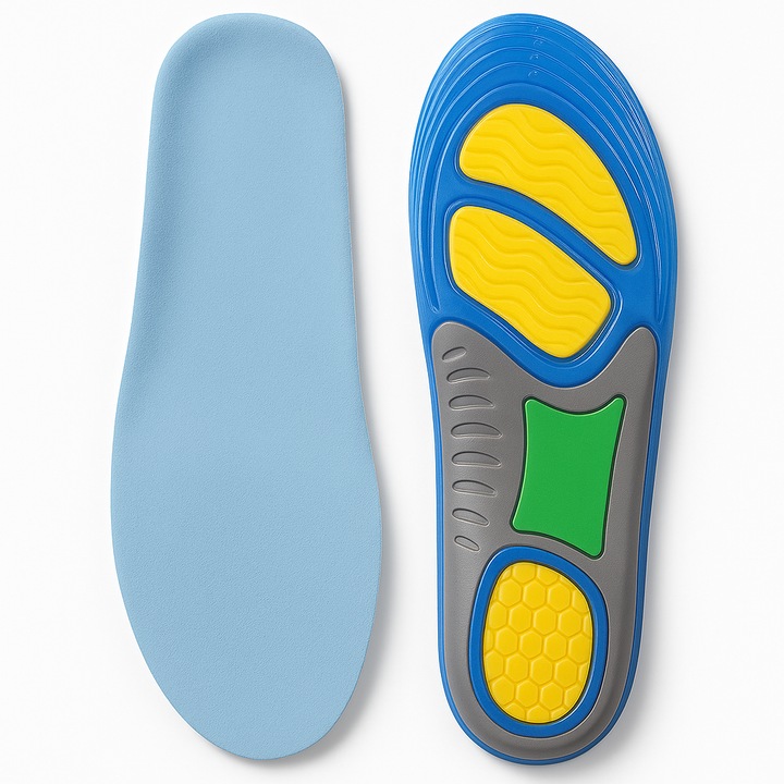 Set 2 Branturi Ortopedice MONDESA®, Suport Calcai si Talpa, Ajuta la Platfus, Pinteni si Picioare Obosite, Amortizare si Absorbtie, Confort Zilnic, Marime Ajustabila 41-45, Unisex