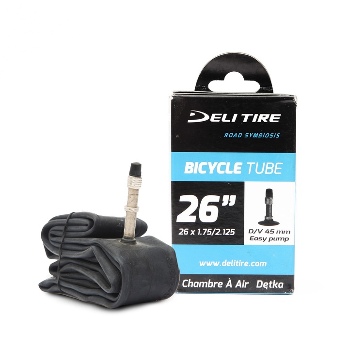 Anvelopa DELI TIRE 26X1.75/2.125 DV 45MM CUTIE DELI