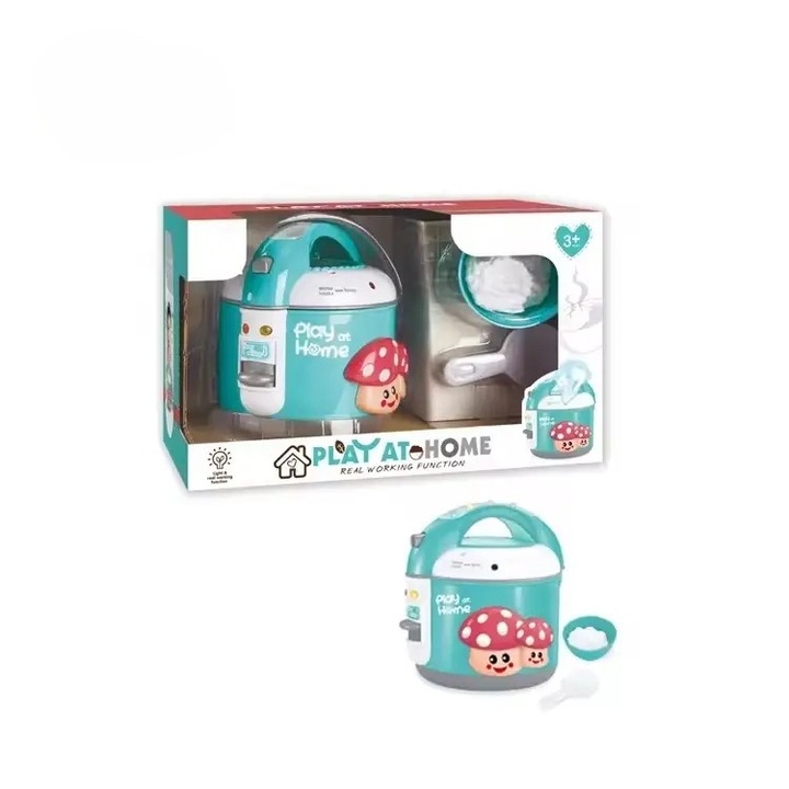 Multicooker cu functie de emitere abur, GHEMOTOC®, jucarie cu sunete si lumini, culoare verde