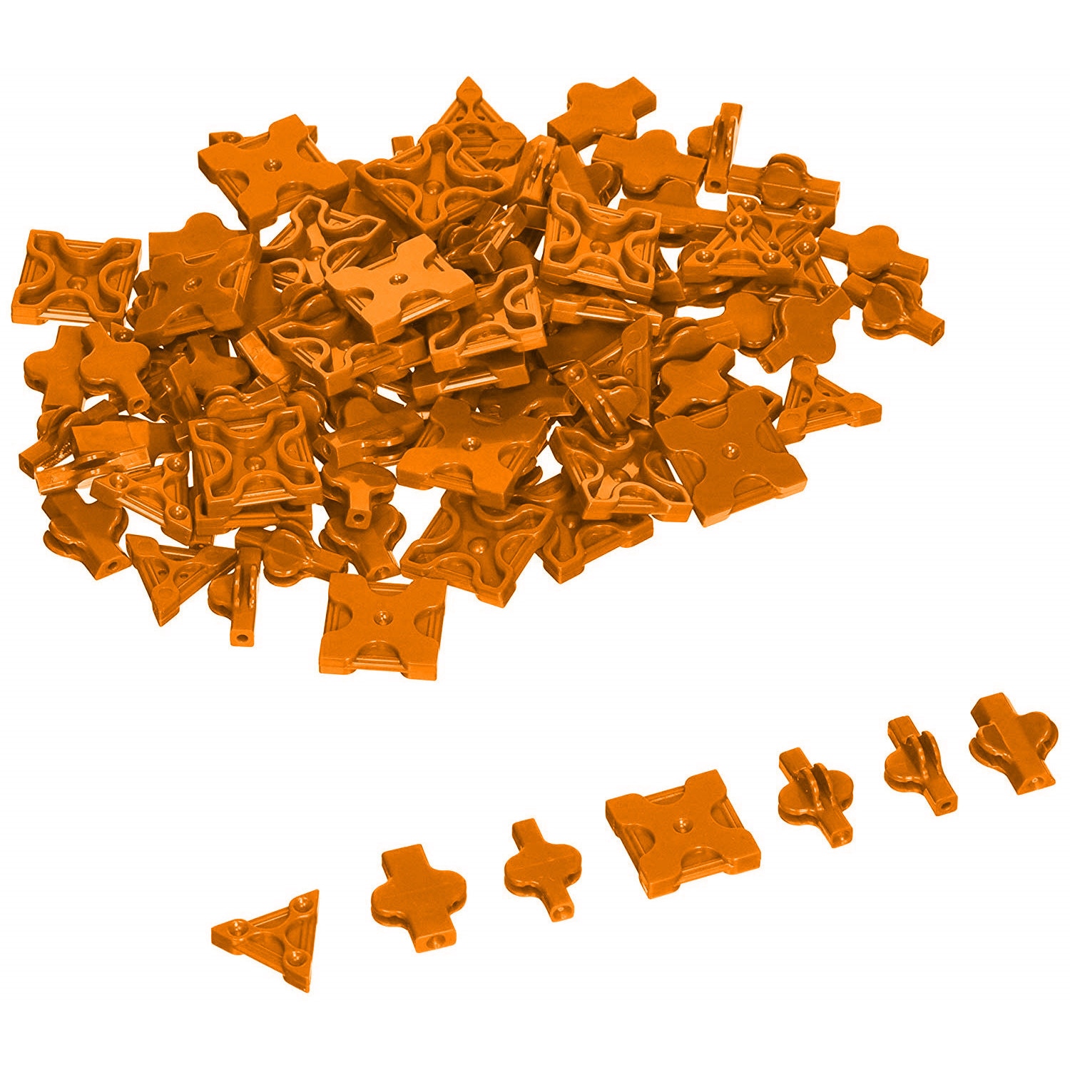 Jucarii LaQ Freestyle portocaliu 100 piese