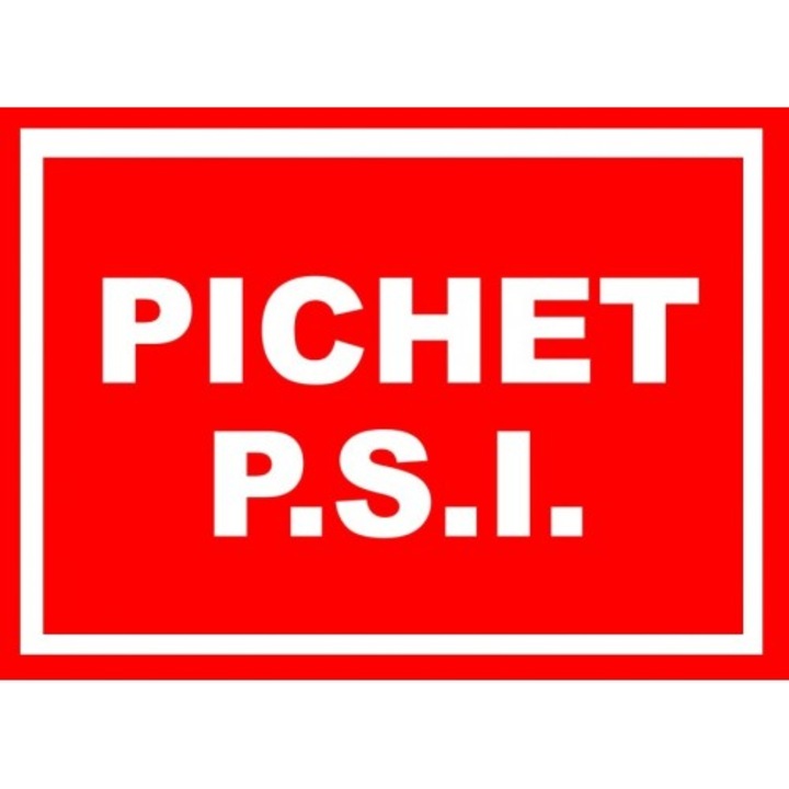 Indicator Pentru pichet psi, Sticker autocolant, Cri-Flo, Dimensiune A5 21x15 cm