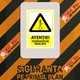 Indicator Semn pentru temperaturi ridicate, Sticker autocolant, Cri-Flo, Dimensiune A3 42x30 cm