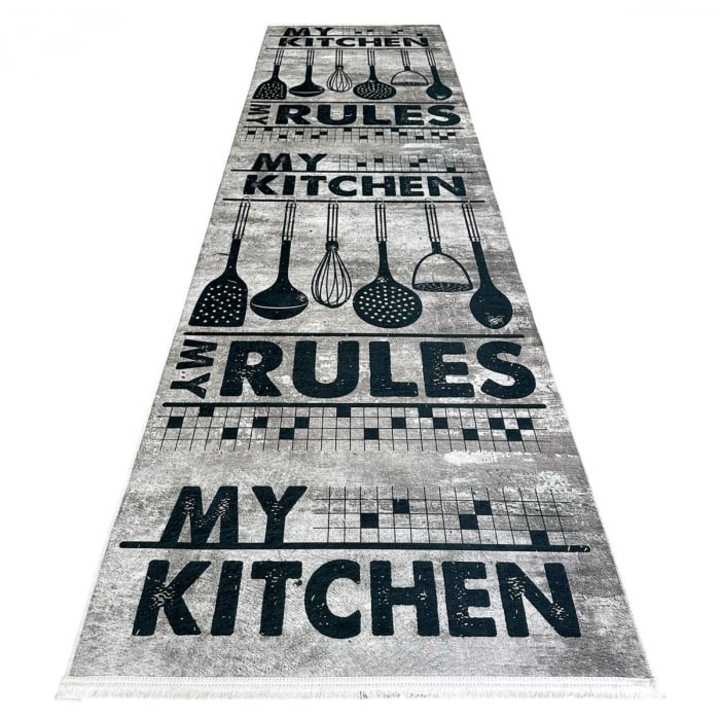 Covor traversa antiderapant, 80x300 cm, TRB1132