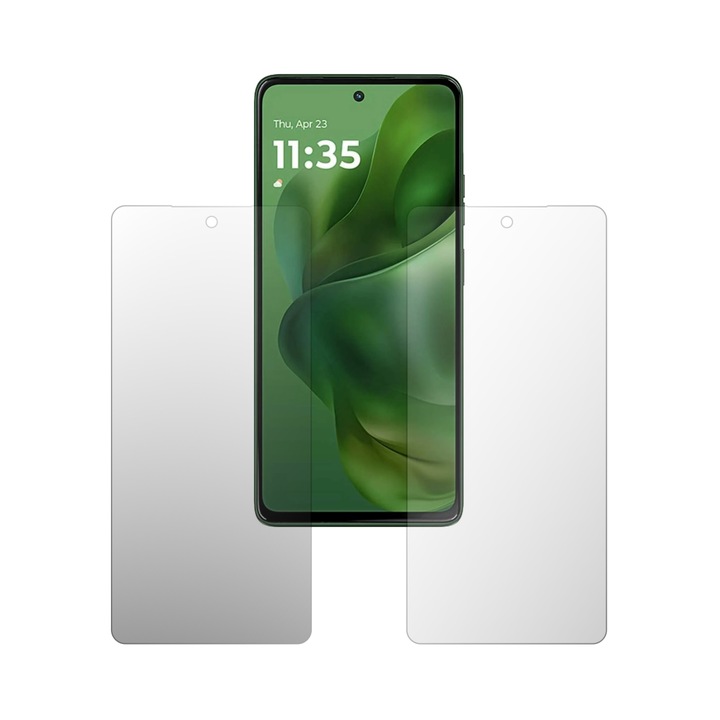 Комплект от 2 x iSkinz Matte Screen Protector за Motorola Moto G Power (2025) - съвместим с калъф, невидим Skinz Matte, против пръстови отпечатъци, антирефлексно покритие, самозалепващ се и гъвкав силиконов протектор.