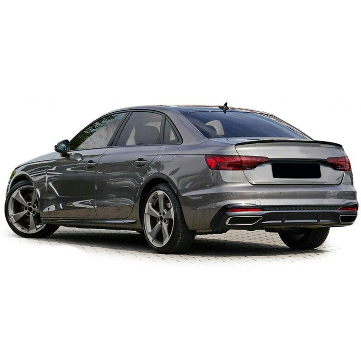 Set covorase velur, Audi, A4 B9, 2016, 4 bucati, negru, material catifea