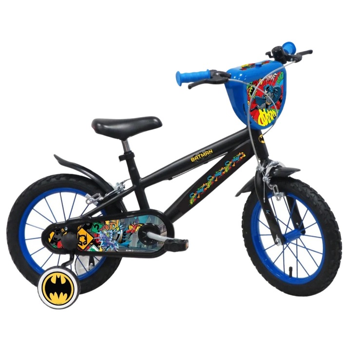 Bicicleta copii, Denver, Batman, 12 inch, Negru