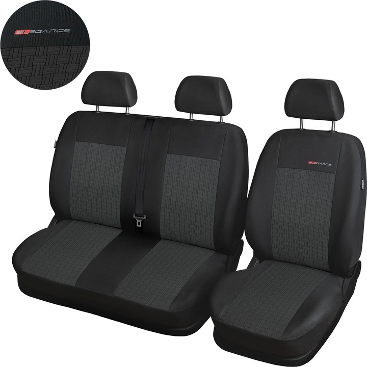 Autóüléshuzat szett, Opel Movano B, Renault Master IV, 3 üléses, 2010-2019, Elegance