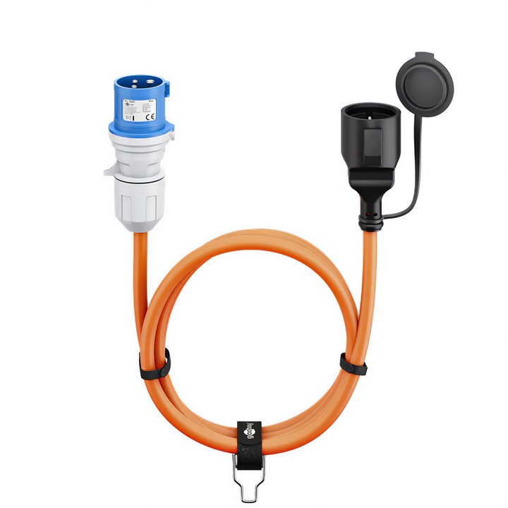 Адаптер CEE 16A към Schuko 230V с 1.5 м кабел, Goobay