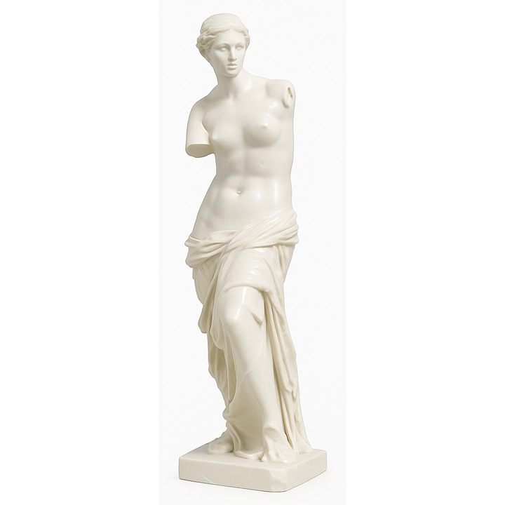 Statueta decorativa „Venus din Milo” – Marmura Alba de Carrara – Eleganta Clasica pentru Cadouri de Exceptie