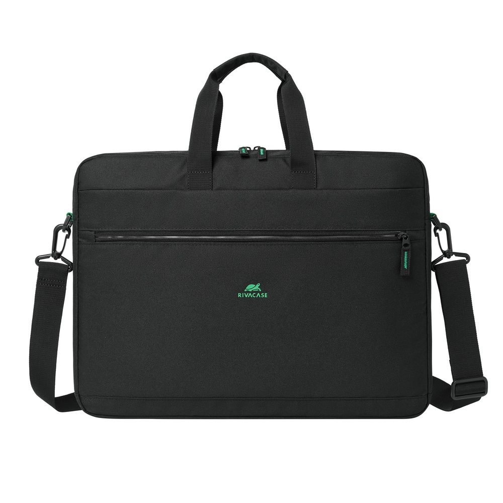 Geantă laptop Rivacase Gremio ECO 17,3", neagră, 440x325x70mm