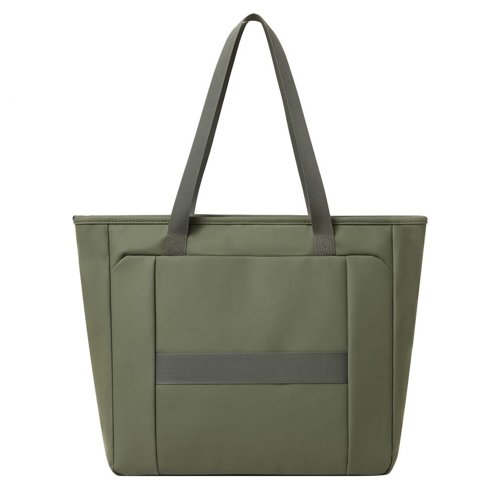 Geanta tote RivaCase, verde maslin, 440x330x140mm