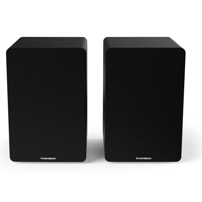 Set 2 boxe active stereo Thomson, Bluetooth, 50W, 15x17x22cm