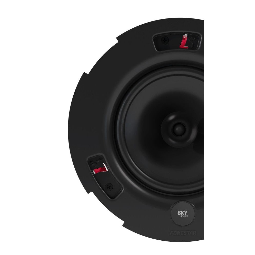 Boxa rotunda de instalare, Fonestar, 6", 15W, alb, rezistenta la apa