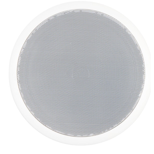 Boxa incorporabila rotunda, Fonestar, 8'', 100 V, alb, putere 10 W RMS, adancime 106 mm
