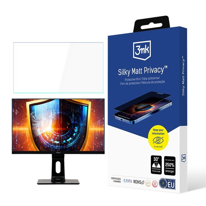 Folie de protectie confidentialitate 3MK, Compatibil Iiyama XUB2492HSN-B1