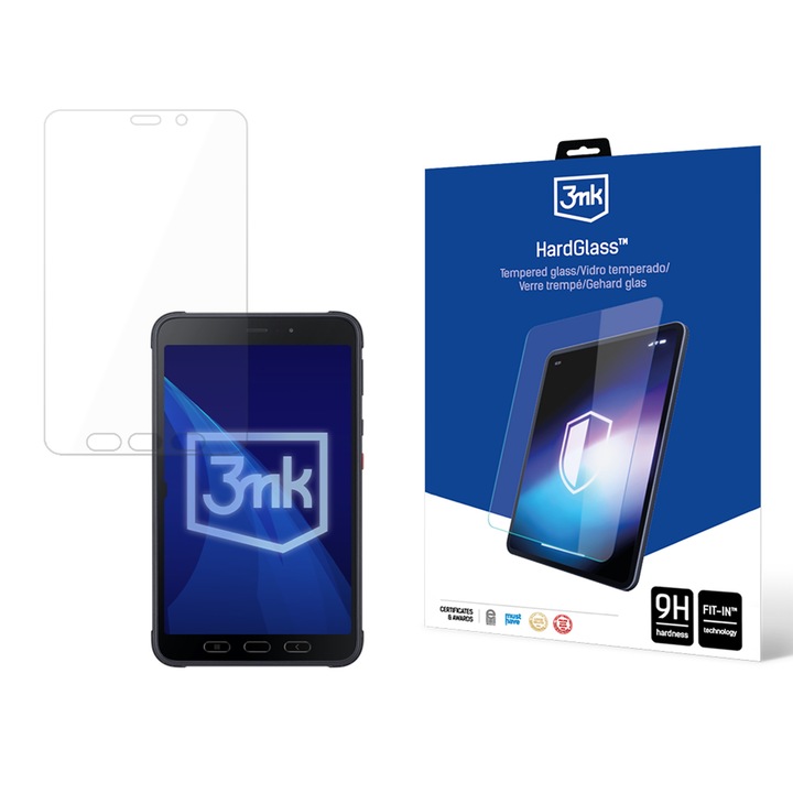 3MK HardGlass защитно фолио за таблет за Samsung Galaxy Tab Active 3, 10 инча, кафяв цвят