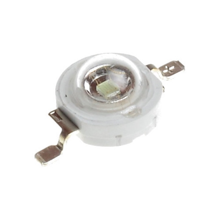 LED dióda 1W, zöld, 520nm, 70lm, 120°