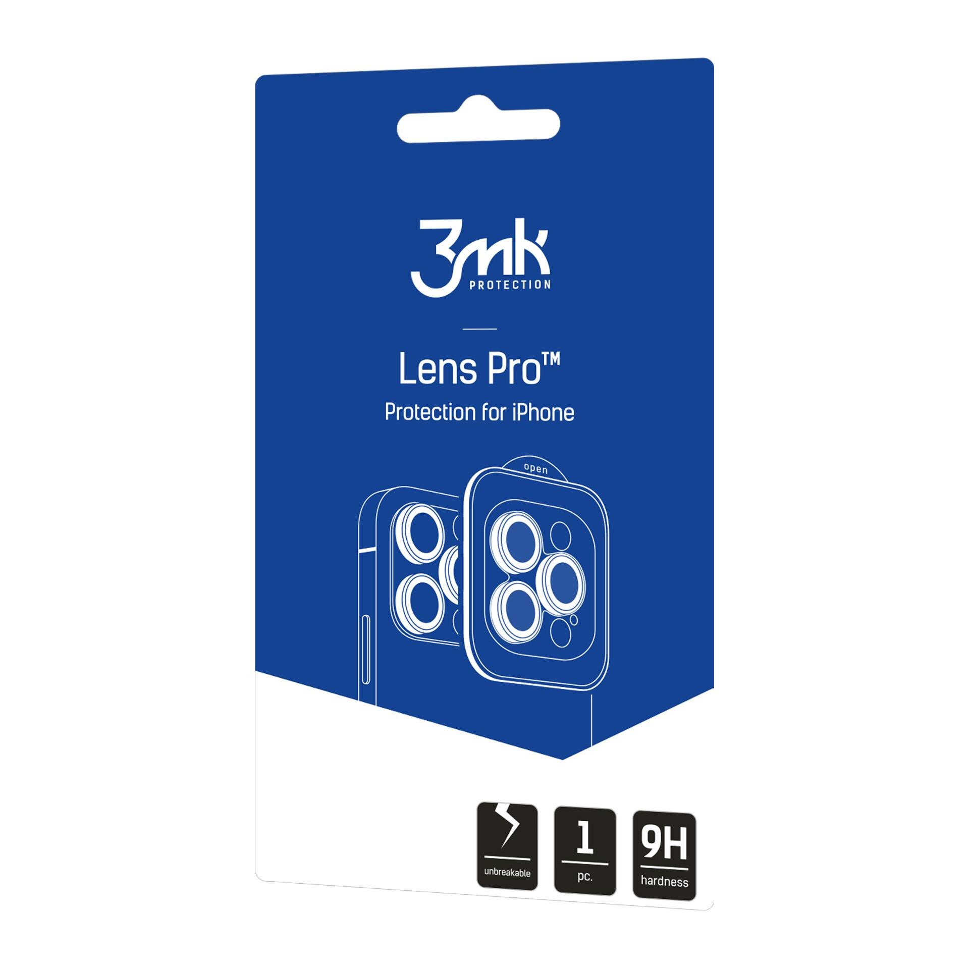 Folii protectie telefoane, Lens Protection Pro, pentru iPhone SE4/16E, 9H, transparent, set
