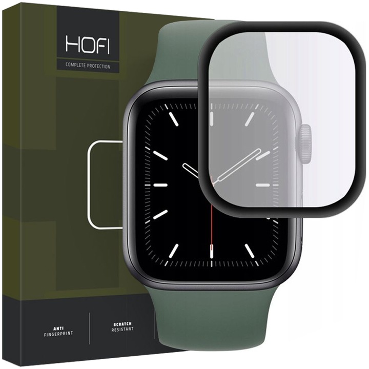 Szkło Hybrydowe Hofi Hybrid Glass Apple Watch 4 / 5 / 6 / Se (44Mm) Black