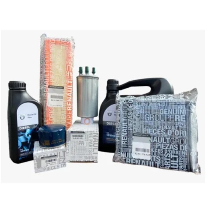 Pachet revizie schimb ulei Dacia Logan / Sandero 1.5 DCI, filtre Dacia, ulei Dacia 10W40