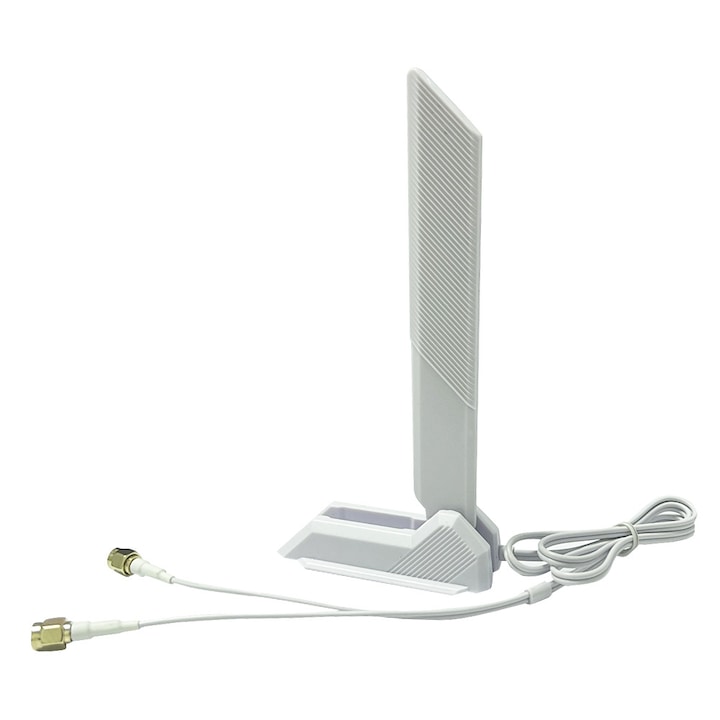 Gintai univerzális mágneses antenna, háromsávos 2.4GHz/5GHz/6GHz, 12dBi, RP-SMA, 13.6cm, ASUS/GIGABYTE/MSI eszközökhöz PC WLAN antenna