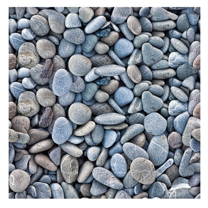 10 db-os 3D öntapadós tapéta szett apró kövek utánzatával, konyha-nappali falára, könnyen tisztítható, vízálló, öntapadó, 30x30 cm, szürke