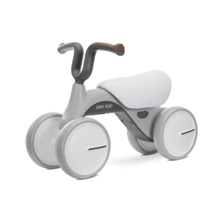 Колело за баланс, Lorelli, Sunny Road, 12-36 месеца, макс. 20 кг, регулируема седалка, светлини и музика, големи колела, сиво